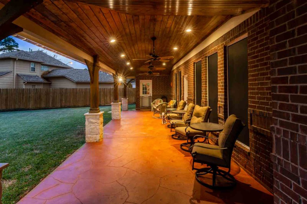 patio cover in spring texas